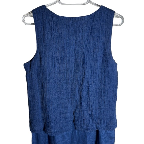 J. Jill Pure Jill Sleeveless Layered Gauze Linen Maxi Dress, Small Petite - Picture 5 of 11